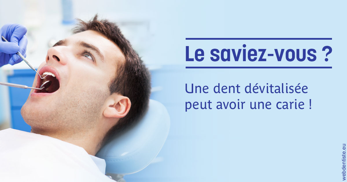 https://dr-baudelot-olivier.chirurgiens-dentistes.fr/Dent dévitalisée et carie 2